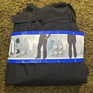 NWT Roxy Women's Black Snow Pants Large